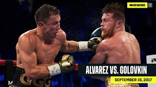 FULL FIGHT  Canelo Alvarez vs Gennadiy quotGGGquot Golovkin DAZN REWIND [upl. by Nacnud932]