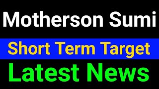 Motherson Sumi share  motherson sumi share latest news  motherson sumi share news [upl. by Alahsal]