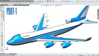 quot Mastering Surface Modeling in Solidworks Airplane Design   A Comprehensive Tutorial quot Part1 [upl. by Naillil]