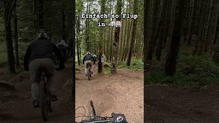 MTB Trail ganz einfach  mach so Flup mtb downhillmtb shorts fail downhill mountainbike crash [upl. by Mays]