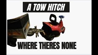 DIY Honda Lawn Mower Tow Hitch [upl. by Imena218]