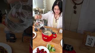 Mini rice cooker makes lowstarch rice so easy Oneclick rice and rice soup separation Mini ri [upl. by Eittik]