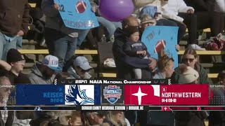 2023 NAIA FB National Championship  Northwestern IA vs Keiser FL [upl. by Ayoras]