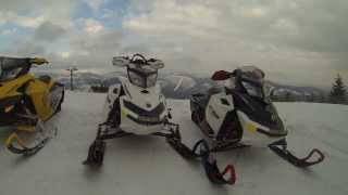 Snow Wolves  Rent a Snowmobile in Spindleruv Mlyn Czech Republic [upl. by Ertemed843]