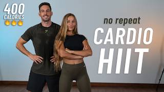 20 MIN CARDIO HIIT Workout  Full Body No Equipment No Repeats [upl. by Yelkrab]