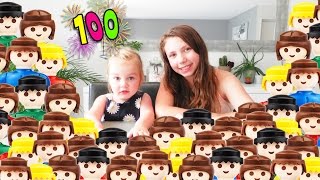 100 Playmobil pour célebrer la 100ème vidéo de la chaine [upl. by Bat849]