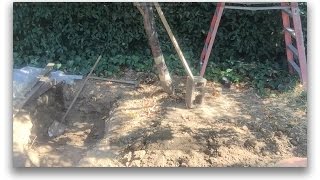 DIGGING A HOLE in time lapse [upl. by Souza]