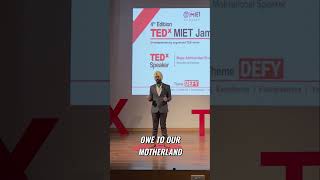 Tedx Talk  Major Abhinandan Singh  Discover your Entelechy Motivational Speaker inspiration [upl. by Bone]