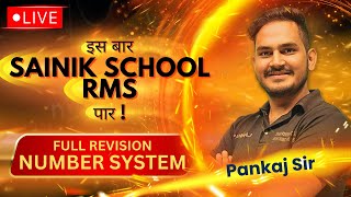 Number System  Free Maths Class for Sainik School and Military School RMS Class 6  2023  2024 [upl. by Lahcsap]