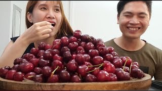 2 ĂN 1000 TRÁI CHERRY Sao sống thọ được😀Dìm hàng vợ mồm rộng 2 vợ ck nói tiếng thái [upl. by Barkley]