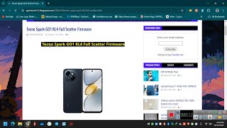 Tecno Spark GO1 KL4 Full Scatter Firmware flashfile repair [upl. by Assert]