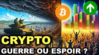 MONTAGNES RUSSES ÉMOTIONNELLES  CRASH CRYPTO GUERRE ET ESPOIRS INSOUPÇONNÉS ACTU CRYPTO 1604 [upl. by Snahc]