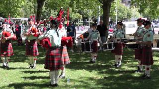 Scotland the Brave  Derwent Scottish Pipe Band Hobart Tasmania [upl. by Wadleigh745]