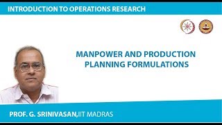 Manpower and Production planning formulations [upl. by Ail]