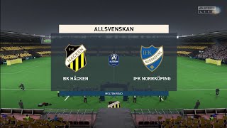 FIFA 23  BK Häcken vs IFK Norrköping  Allsvenskan  061122  Gameplay [upl. by Rattan]