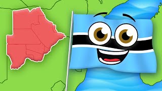 ¡Exploremos La Geografía De Botswana  Geografía Para Niños  KLT Español [upl. by Zillah]