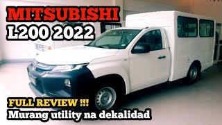 NEW MITSUBISHI L200 2022 FB BODY DUAL AC FULL REVIEW [upl. by Eillor]