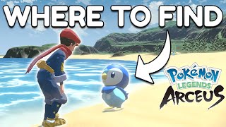 Where to find Piplup in Pokemon Legends Arceus [upl. by Stephanus]