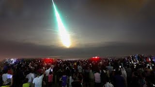 Spectacular Meteorite Fall in Belem Brazil Unique footage  Meteorito Em Belem [upl. by Clarisse]