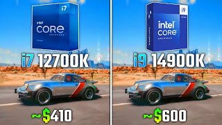 INTEL i712700K vs INTEL i914900K  Test in 6 Games [upl. by Sculley359]