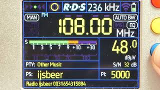 FMDX 1080 Radio Ijsbeer Pirate station [upl. by Adilen]