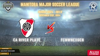 November 21st WSF Div 2 FCNW NexGen vs CA River Plate [upl. by Asira977]