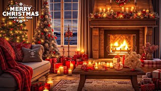 Cozy Christmas Music With Fireplace 🎄 Relaxing Christmas Classic Music 🔥 quotSoothing christmasquot [upl. by Drawe11]