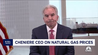 Global demand for LNG is off the charts Cheniere Energy CEO [upl. by Araiek513]