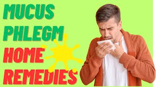 Home Remedies to Clear Mucus and Phlegm  Chest Infection  Cough [upl. by Aiclef]