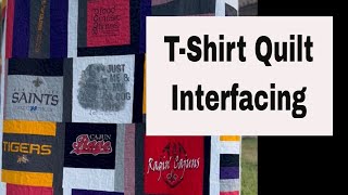 TShirt Quilt Tutorial  PellonSF101 [upl. by Tnerb]