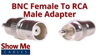 BNC Female to RCA Male Adapter 901 [upl. by Briggs]