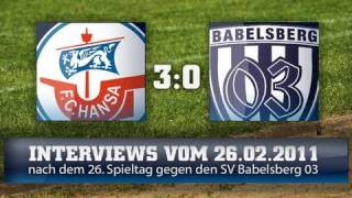 Interviews nach dem 26 Spieltag [upl. by Oakman840]