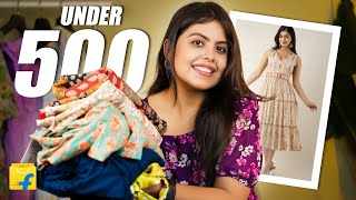 Trendy FLIPKART Summer Dresses Haul for Girls 💕 Under 500  Try On Haul  Priya Pandey [upl. by Otrebogir]