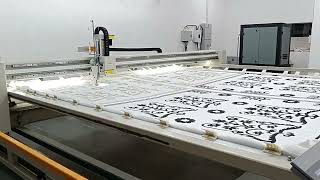 Hows Richpeace Single Head Quilting Machine running at customers factory 单针绗缝机做被子 duvet mattress [upl. by Dlorej]