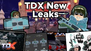 TDX LEAKS 6 Christmas Map Xmas Event Tower Ost Premire Among Us Art  Tower Defense X Roblox [upl. by Nylak]