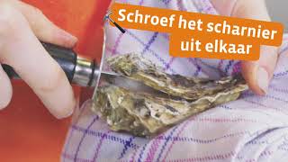 Hoe open je oesters  Colruyt [upl. by Adriene493]