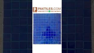 Ceramic Blue pool Tiles Design Price in Pakistan multanitile paktiles viral reels video shop [upl. by Ahsikrats623]