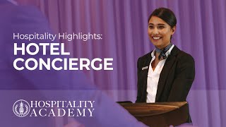 Hospitality Highlights Hotel Concierge [upl. by Avevoneg]