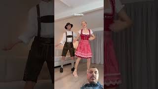 German dance 💃 viral trend funny dance trending [upl. by Yardna]