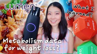 Lumen Review Using Lumen metabolism tracker to lose weight  Can You HACK Your Metabolism [upl. by Beitris357]