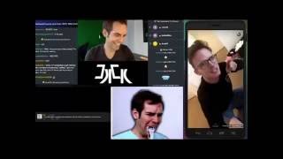 iDubbbz says the nword on jacksfilms stream [upl. by Retsae]