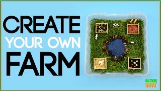 Create Your Own Play Farm  Activities for Kids [upl. by Tansy395]