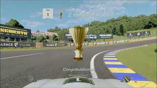 GT Sport  Beginner League  Z Heritage  Alsace  Village  Greddy Fugu Z  1st [upl. by Mable]