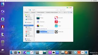 Make Windows 8  81 look like Mac OS X Mountain Lion using Mac OS Skin Pack [upl. by Terle]