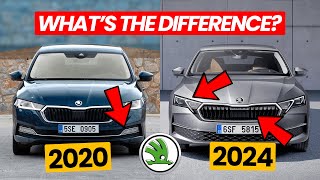 New SKODA Octavia 2024 vs 2020  What has changed [upl. by Suhpoelc]