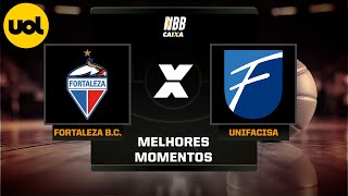 NBB CAIXA MELHORES MOMENTOS FORTALEZA 77 X 65 UNIFACISA [upl. by Ahswat77]