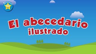 Abecedario ilustrado en español para niños  Videos Aprende [upl. by Knowle941]