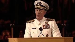 Admiral William H McRaven at Univerisity of Texas 2014 sub engita [upl. by Charlotta]