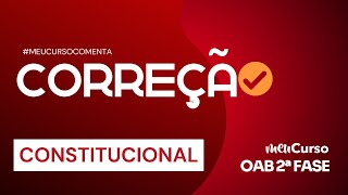 Correção da prova  2ªfase Constitucional 41º [upl. by Assiralc]