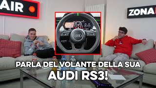 EDOARDO JANNONE PARLA DEL VOLANTE DELLA SUA AUDI RS3 [upl. by Tania]